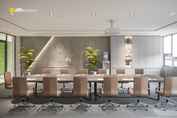 THIẾT KẾ VÀ THI CÔNG NỘI THẤT VĂN PHÒNG HAXIN