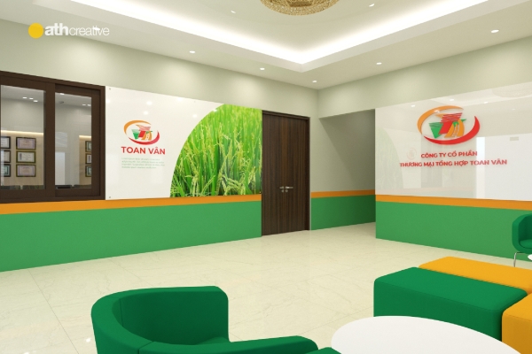THIẾT KẾ VÀ THI CÔNG NỘI THẤT VĂN PHÒNG TOAN-VÂN