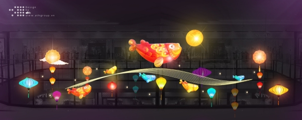 DECOR TRUNG THU AEON MALL HẢI PHÒNG 2021