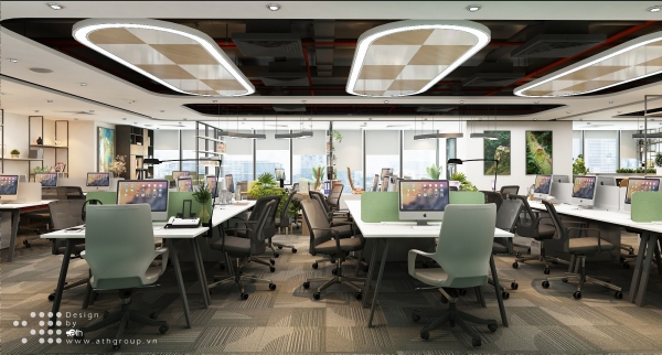 PHONG CÁCH MỞ TRONG THIẾT KẾ NỘI THẤT VĂN PHÒNG BẢO LÂM