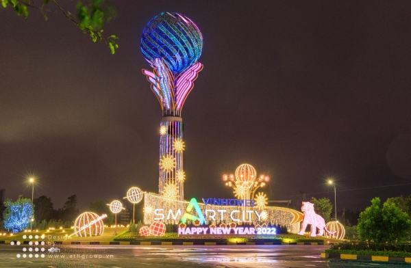DECOR TẾT VINHOMES SMART CITY 2022