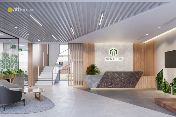 THIẾT KẾ VÀ THI CÔNG NỘI THẤT VĂN PHÒNG TIẾN THỊNH