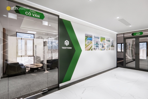 THIẾT KẾ VÀ THI CÔNG NỘI THẤT VĂN PHÒNG TIẾN THỊNH