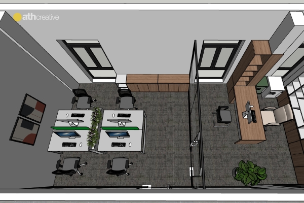 THIẾT KẾ VÀ THI CÔNG NỘI THẤT VĂN PHÒNG TIẾN THỊNH