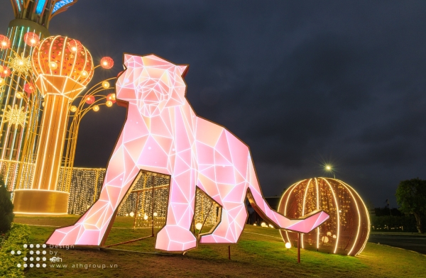 DECOR TẾT VINHOMES SMART CITY 2022