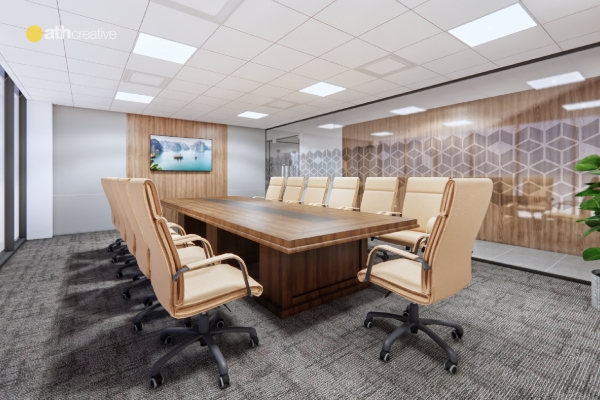 THIẾT KẾ VÀ THI CÔNG NỘI THẤT VĂN PHÒNG TIẾN THỊNH