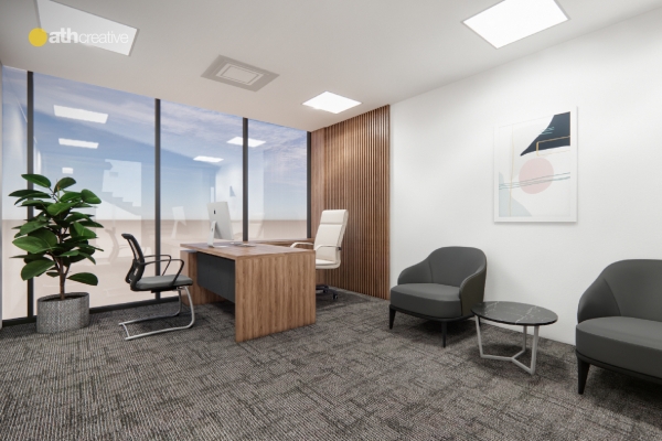 THIẾT KẾ VÀ THI CÔNG NỘI THẤT VĂN PHÒNG TIẾN THỊNH