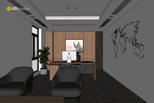 THIẾT KẾ VÀ THI CÔNG NỘI THẤT VĂN PHÒNG TIẾN THỊNH