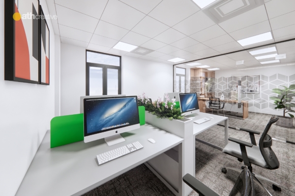 THIẾT KẾ VÀ THI CÔNG NỘI THẤT VĂN PHÒNG TIẾN THỊNH