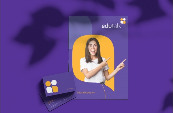 THIẾT LẾ BỘ NHẬN DIỆN THƯƠNG HIỆU EDUTALK