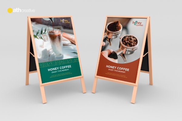 THIẾT KẾ BỘ NHẬN DIỆN THƯƠNG HIỆU HONEY COFFEE