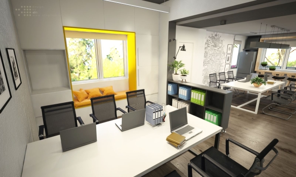 THIẾT KẾ VÀ THI CÔNG NỘI THẤT VĂN PHÒNG COLOR MEDIA