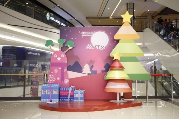 DECOR NOEL AEON MALL LONG BIÊN 2018