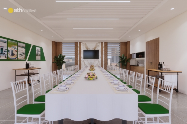 THIẾT KẾ VÀ THI CÔNG NỘI THẤT VĂN PHÒNG TIẾN THỊNH