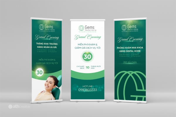 BỘ NHẬN DIỆN THƯƠNG HIỆU GEMS DENTAL HOME