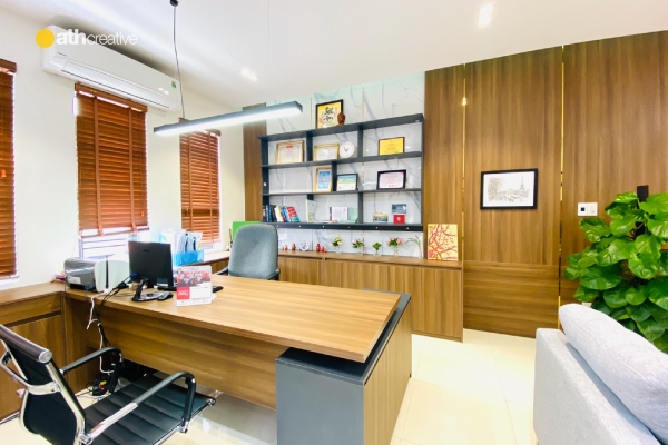 THIẾT KẾ VÀ THI CÔNG NỘI THẤT VĂN PHÒNG TOAN-VÂN
