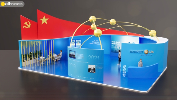 THIẾT KẾ BOOTH TRIỂN LÃM BẢO VIỆT