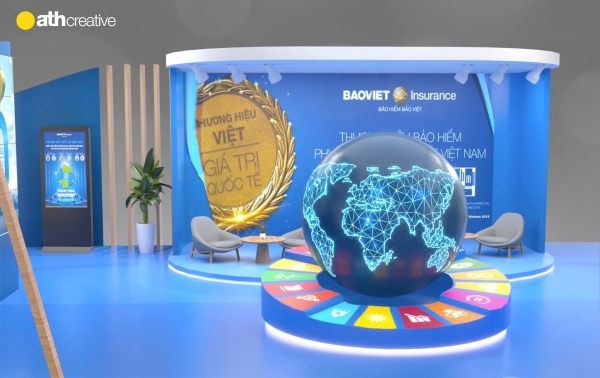 THIẾT KẾ BOOTH TRIỂN LÃM BẢO VIỆT