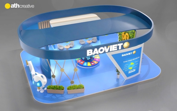 THIẾT KẾ BOOTH TRIỂN LÃM BẢO VIỆT