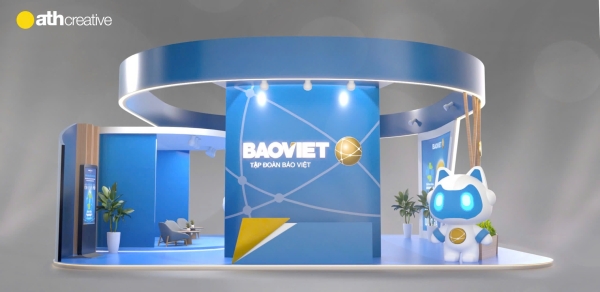 THIẾT KẾ BOOTH TRIỂN LÃM BẢO VIỆT