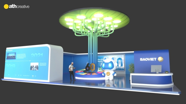 THIẾT KẾ BOOTH TRIỂN LÃM BẢO VIỆT