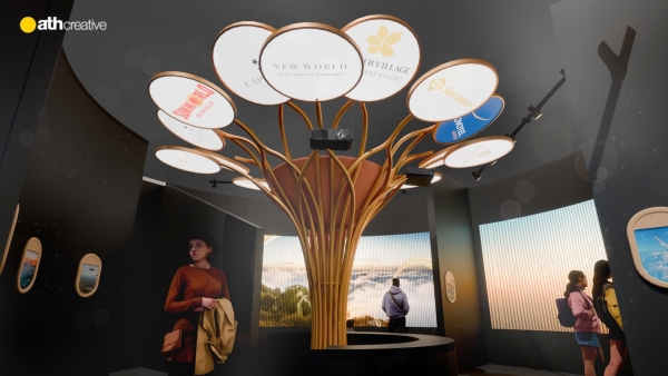 THIẾT KẾ BOOTH TRIỂN LÃM SUN GROUP