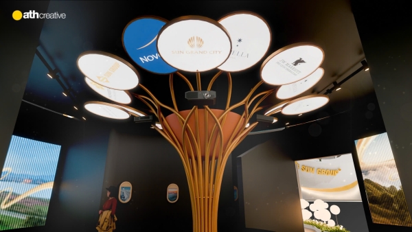 THIẾT KẾ BOOTH TRIỂN LÃM SUN GROUP