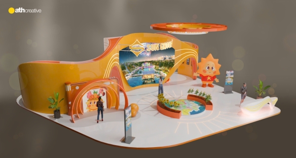 THIẾT KẾ BOOTH TRIỂN LÃM SUN GROUP