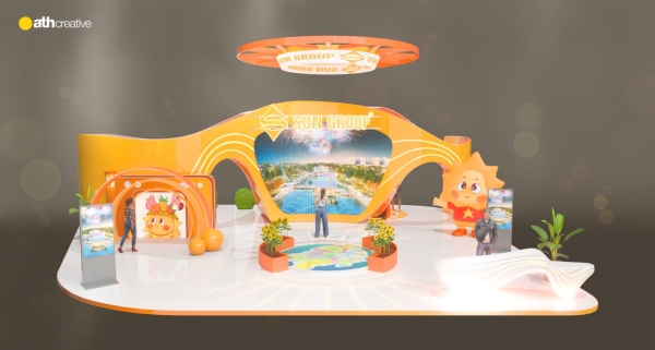 THIẾT KẾ BOOTH TRIỂN LÃM SUN GROUP