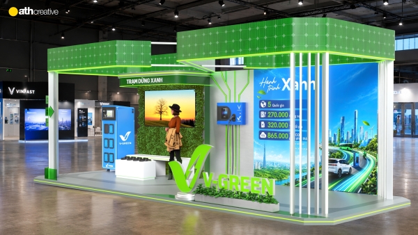 THIẾT KẾ BOOTH TRIỂN LÃM VINGREEN