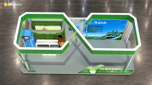 THIẾT KẾ BOOTH TRIỂN LÃM VINGREEN