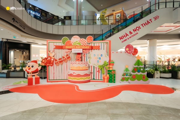 DECOR GIÁNG SINH & KỶ NIỆM 5 NĂM AEON MALL HẢI PHÒNG LÊ CHÂN