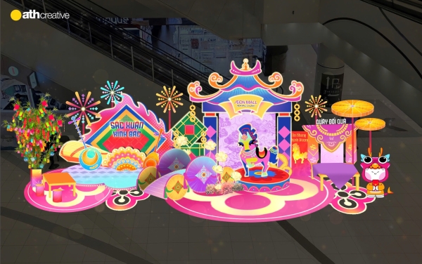 DECOR TẾT 2026 AEON MALL LONG BIÊN