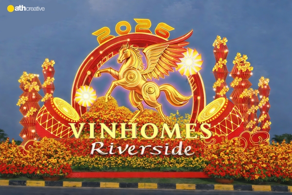 DECOR TẾT 2026 VINHOMES RIVERSIDE