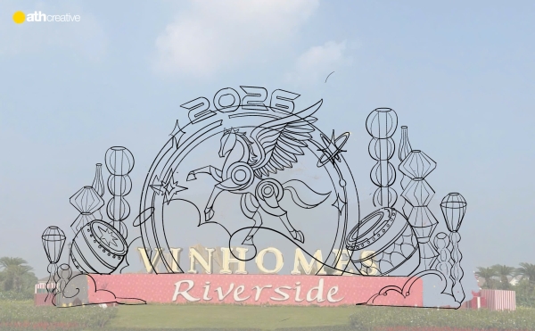 DECOR TẾT 2026 VINHOMES RIVERSIDE