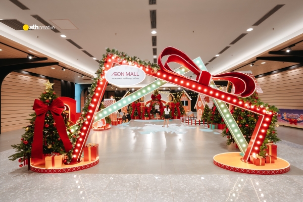 DECOR GIÁNG SINH & KỶ NIỆM 5 NĂM AEON MALL HẢI PHÒNG LÊ CHÂN