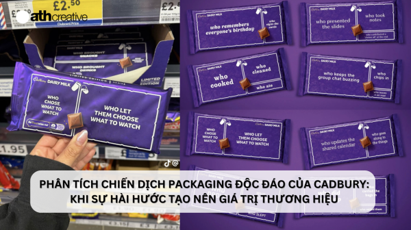 Chiến dịch Packaging độc đáo của CADBURY: Khi sự hài hước tạo nên giá trị thương hiệu