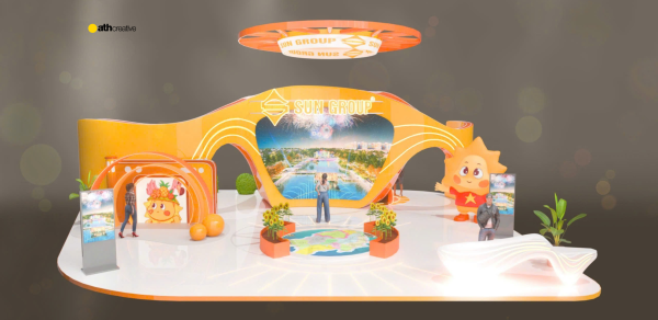 THIẾT KẾ BOOTH TRIỂN LÃM SUN GROUP