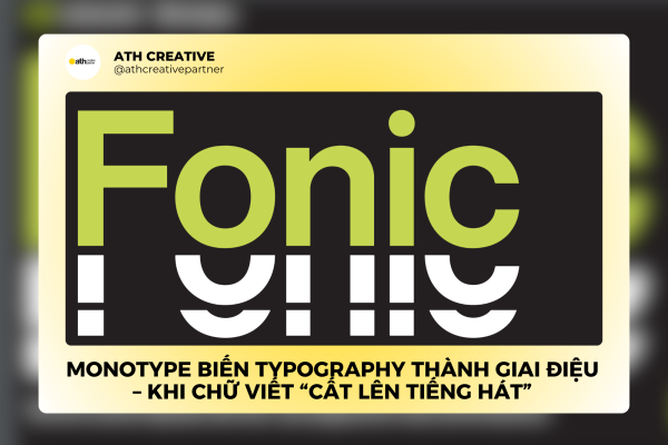 Monotype biến Typography thành giai điệu – Khi chữ viết “Cất lên tiếng hát”
