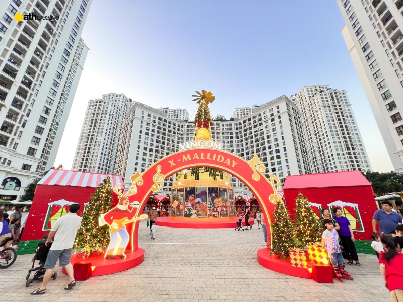 Khởi đầu mùa lễ hội: Không khí giáng sinh lan tỏa khắp các trung tâm thương mại