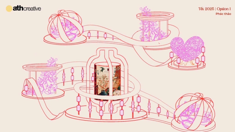 ATH Creative "Tăng tốc về đích" với những dự án Tết đầy sáng tạo
