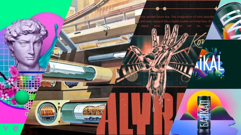 Chủ nghĩa vị lai cổ điển trong xu hướng thiết kế đồ họa 2024