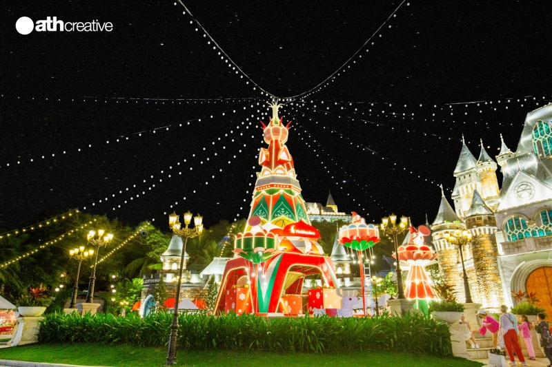 Tổng hợp TOP dự án decor Noel nổi bật của ATH Creative 2022
