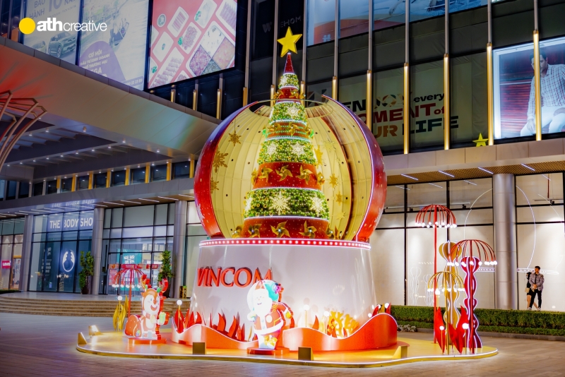 TOP 6 dự án trang trí giáng sinh 2023 nổi bật từ ATH Creative