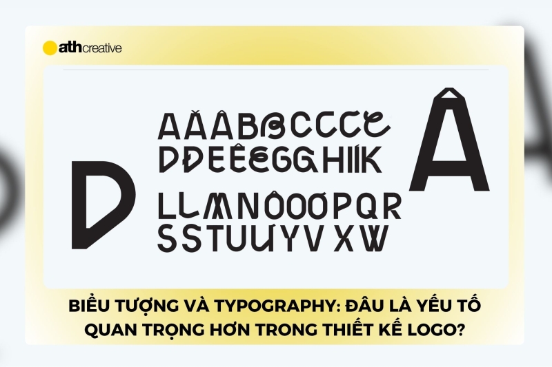 Biểu tượng và Typography: Đâu là yếu tố quan trọng hơn trong thiết kế logo?