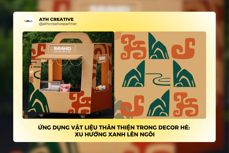 Ứng dụng vật liệu thân thiện trong Decor hè: Xu hướng xanh lên ngôi
