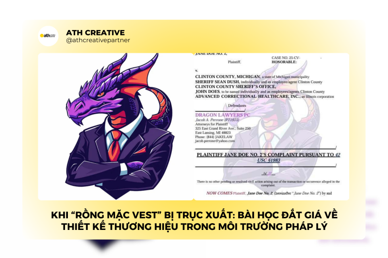 Khi "Rồng mặc vest" bị trục xuất: Bài học đắt giá về thiết kế thương hiệu trong môi trường pháp lý