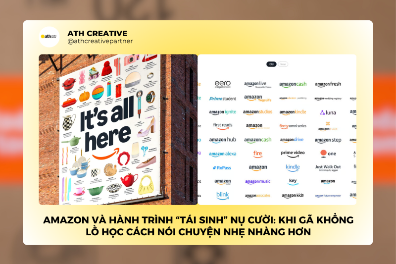 Amazon và hành trình “tái sinh” nụ cười: Khi gã khổng lồ học cách nói chuyện nhẹ nhàng hơn