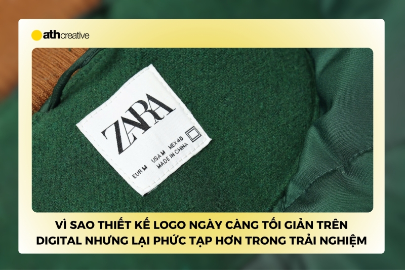 Vì sao thiết kế logo ngày càng tối giản trên digital nhưng phức tạp hơn trong trải nghiệm?