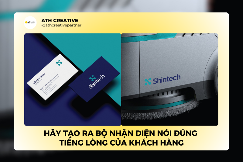 Hãy tạo ra bộ nhận diện nói đúng tiếng lòng của khách hàng